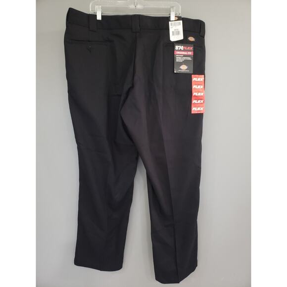 NEW Dickies Black SIZE 44x30 Work Wear Core Flex Men's ORIGINAL FIT Mechanic - Picture 1 of 5
